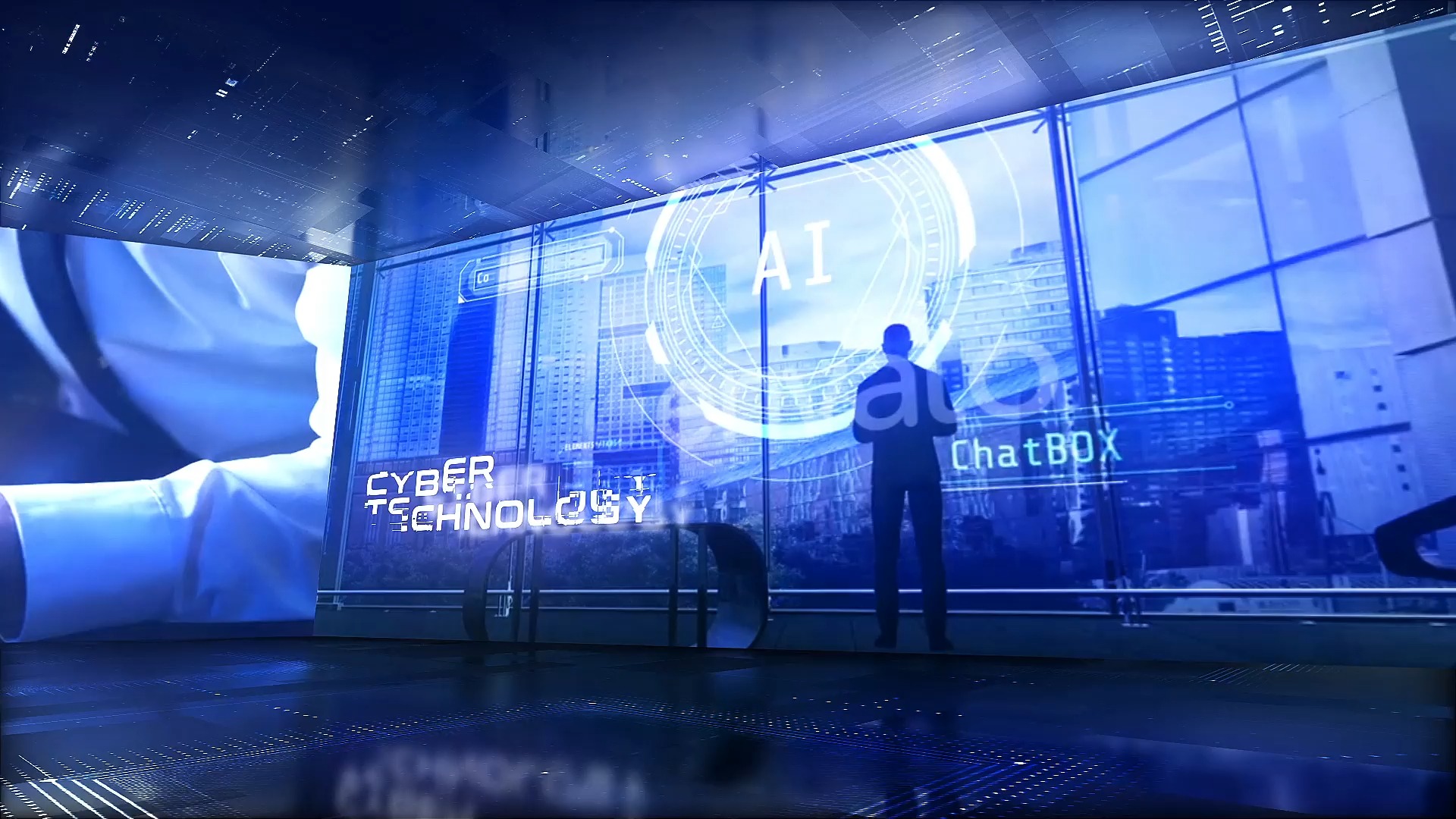 数字信息高科技公司企业产品介绍AE模板